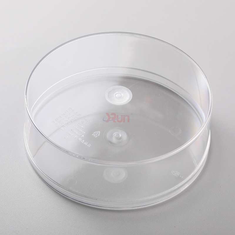 Our small plastic jars with lids are a convenient plastic packing boxes and a great plastic cookie tins solution for your bakery biscuit packaging needs.
